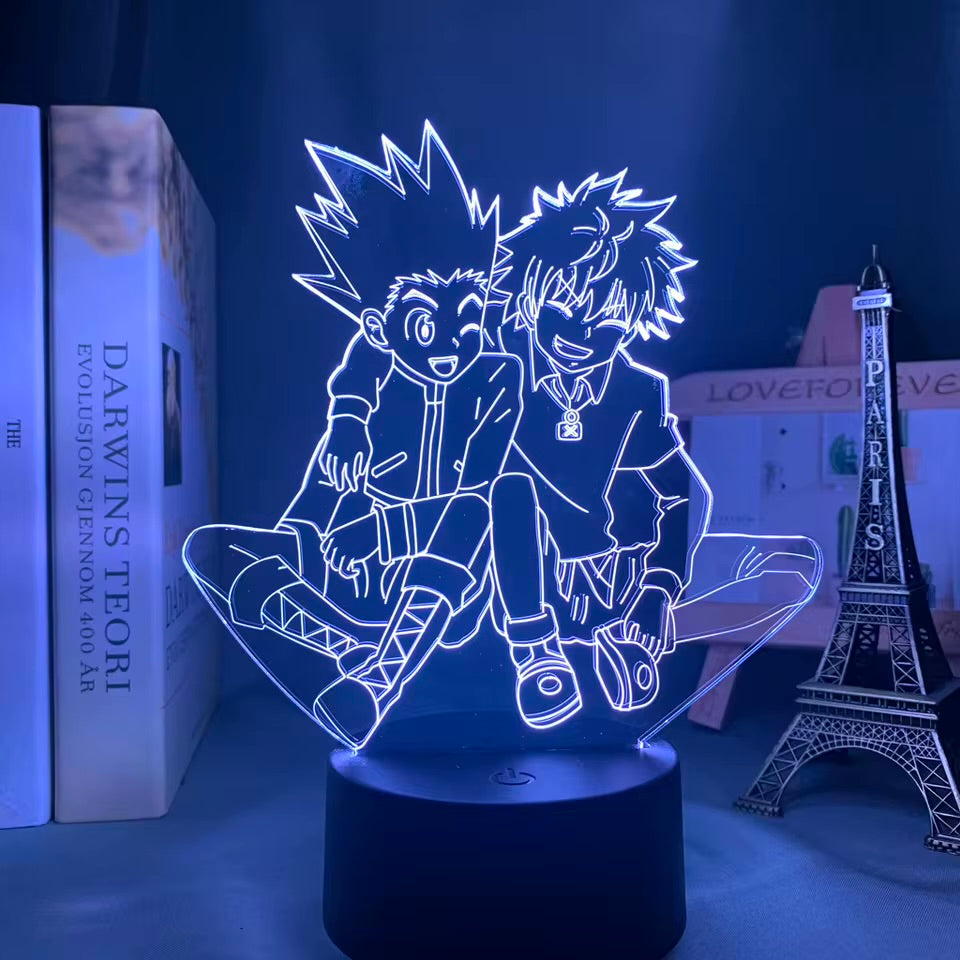 Lampe 3d Killua et Gon